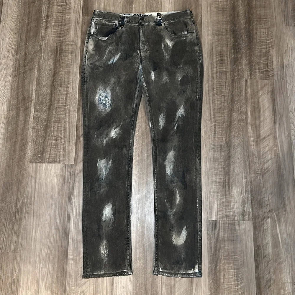 PRPS Blue Asphalt Effect Skinny Jeans (NWOT) - 34